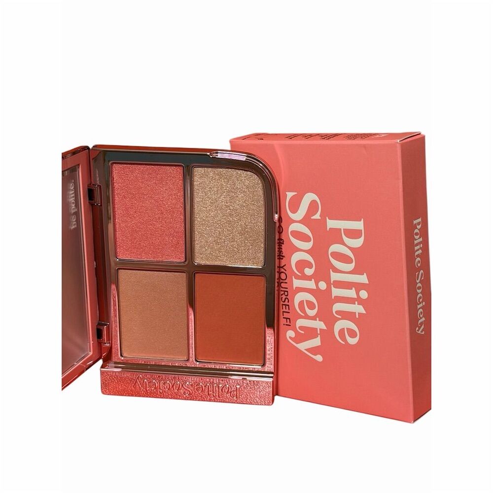 Polite Society Blush & Highlight Face Palette Assorted Shades Glow - Picture 3 of 16